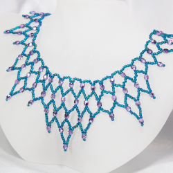 Necklace - Waterfall Theophila - Necklace - Laiton bronze
